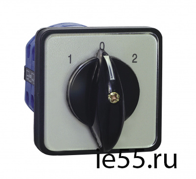 Кулачковый переключатель LW32-10/YH2/2 для вольтметра, 10А, "0-UAB-UBC -UCA " (CHINT)